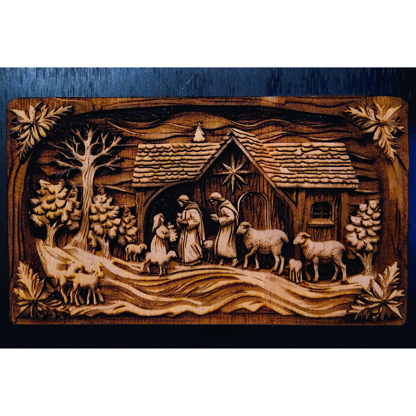 Christmas Scenery Wall Plaque