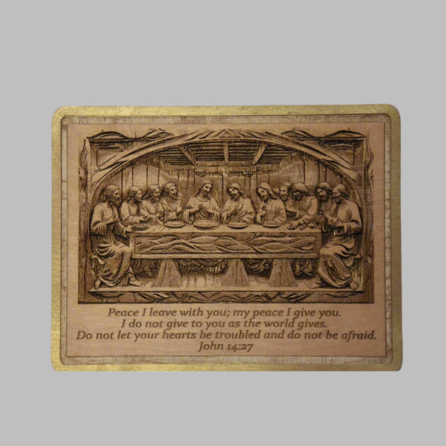 Last Supper Wall Plaque - Engrave Scripture