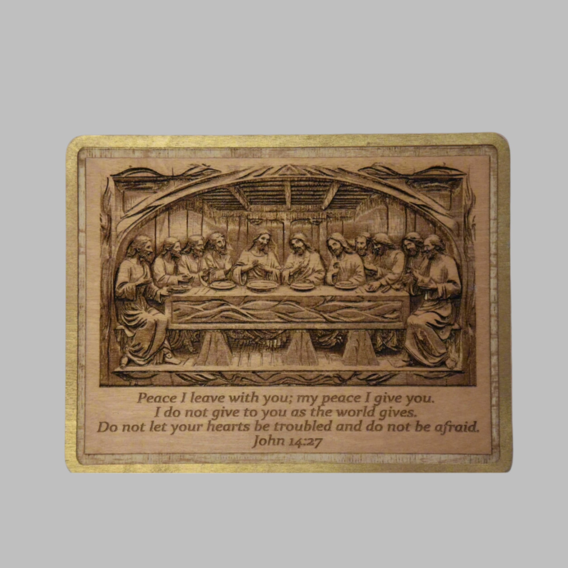 Last Supper Wall Plaque - Engrave Scripture